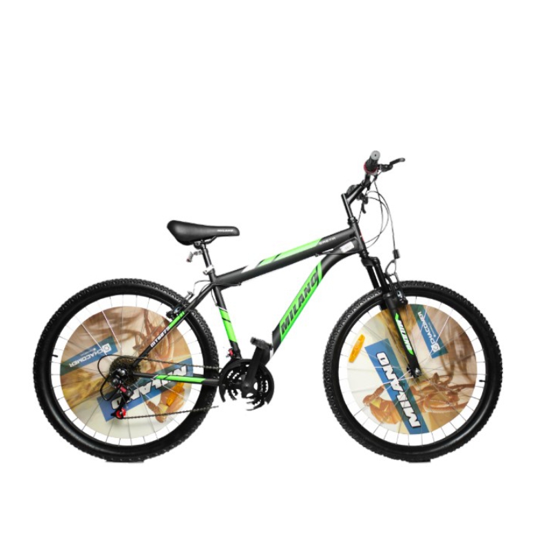 BICICLETA MILANO ARO 20" SAETA NEGRO/VERDE